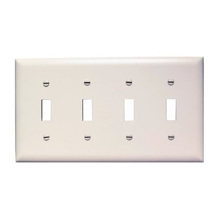 Pass & Seymour WHT 4TOG Wall Plate TP4WCC10
